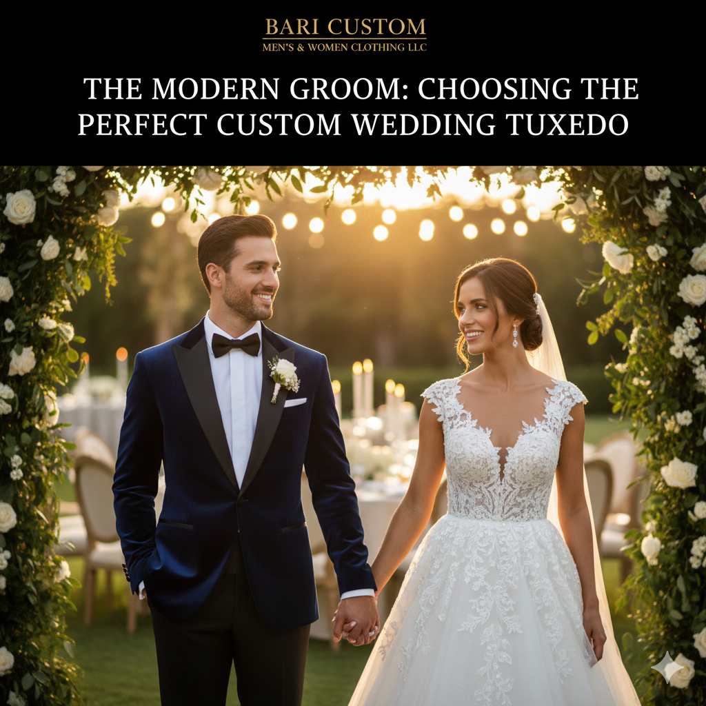 The Modern Groom: Choosing the Perfect Custom Wedding Tuxedo