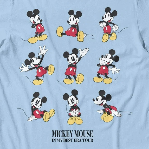 Disney Mickey Mouse Classic In My Best Era Women's Graphic Short Sleeve T-Shirt